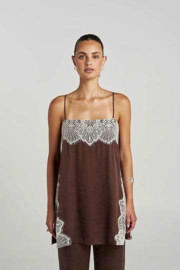 Summi Summi - Florence Shift Top - Espresso