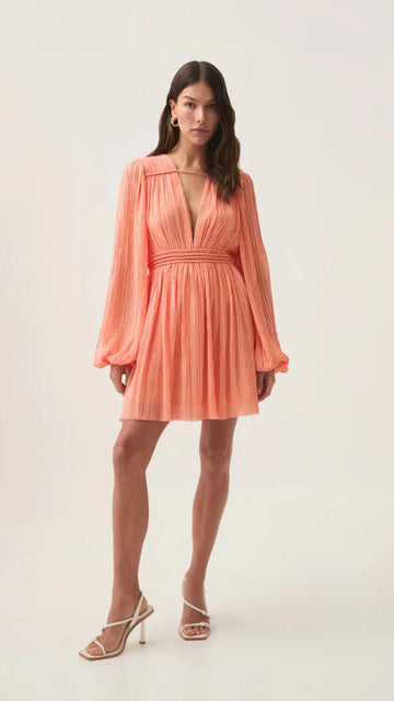 AJE - Genevieve Mini Dress - Orange