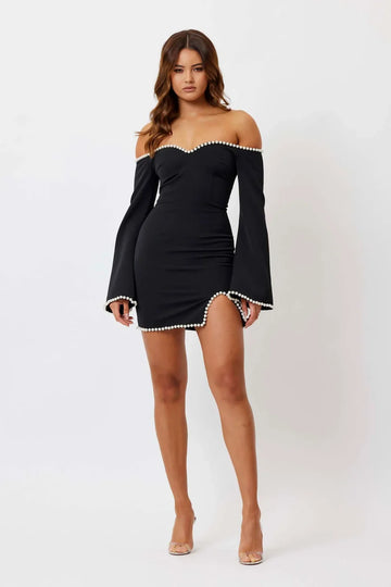 Bianca & Bridget - Shaylee Mini Dress - Black Pearl