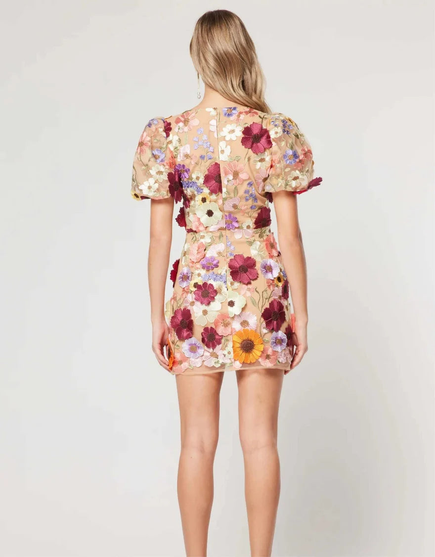 Elliatt - Rosalind 3D Flower Mini - Pink Floral