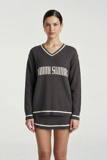 Summi Summi - Summi Knit Sweater - Shadow