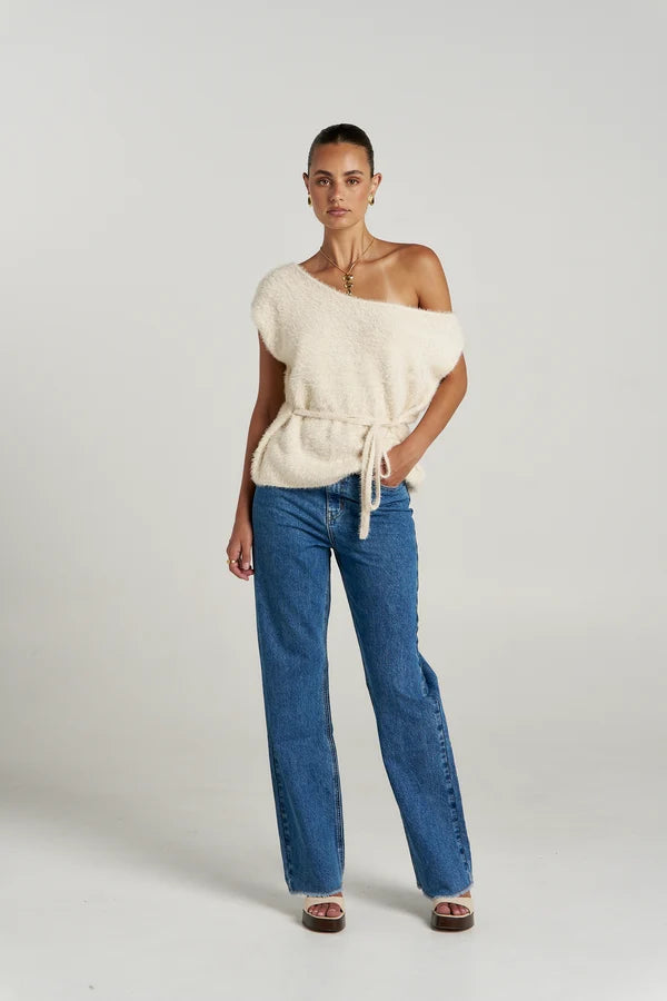 Summi Summi - Ivy Knit Top - Lily White
