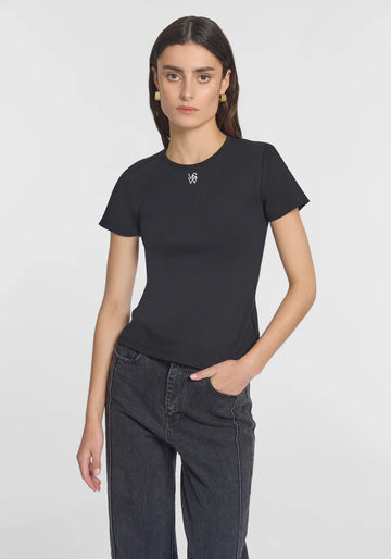 VW LOGO TEE BLACK